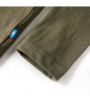 Kids' T-shirt with Long Sleeves Khaki 104