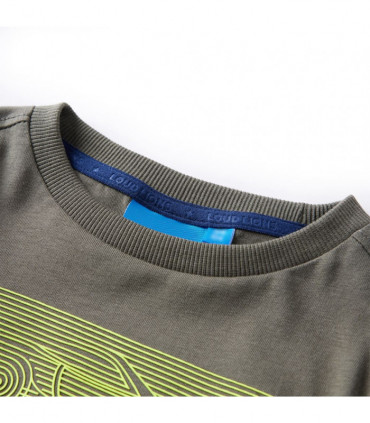 Kids' T-shirt with Long Sleeves Khaki 104