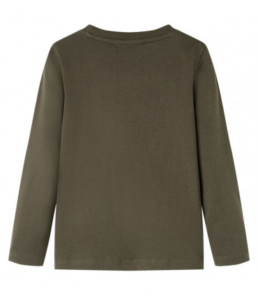 Kids' T-shirt with Long Sleeves Khaki 104