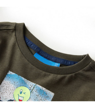 Kids' T-shirt with Long Sleeves Khaki 104