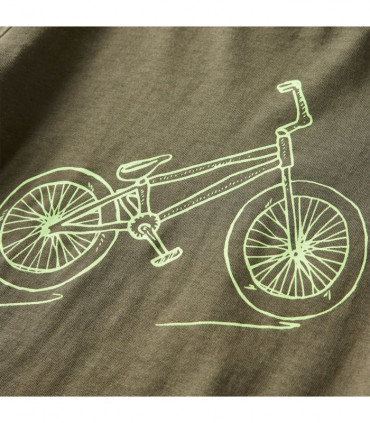 Kids' T-shirt with Long Sleeves Khaki 116