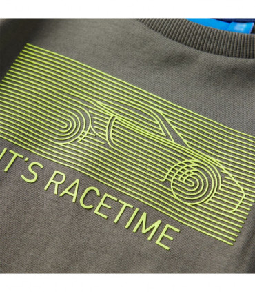 Kids' T-shirt with Long Sleeves Khaki 116