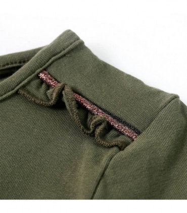 Kids' T-shirt with Long Sleeves Khaki 128