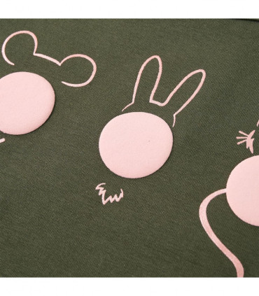 Kids' T-shirt with Long Sleeves Khaki 128