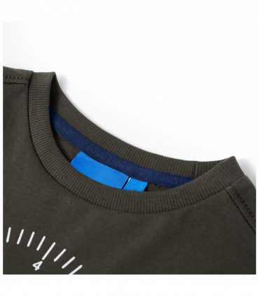 Kids' T-shirt with Long Sleeves Khaki 128