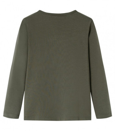 Kids' T-shirt with Long Sleeves Khaki 140