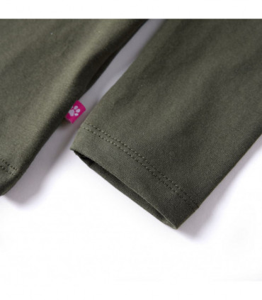 Kids' T-shirt with Long Sleeves Khaki 140
