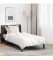 vidaXL Duvet Set with Pillow 2 pcs White 140 x 200 cm Down