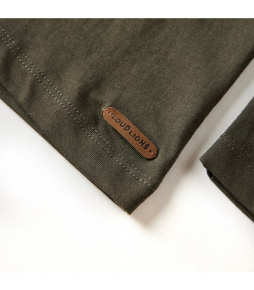 Kids' T-shirt with Long Sleeves Khaki 140