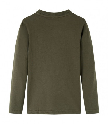 Kids' T-shirt with Long Sleeves Khaki 92