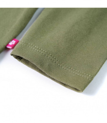 Kids' T-shirt with Long Sleeves Khaki 92