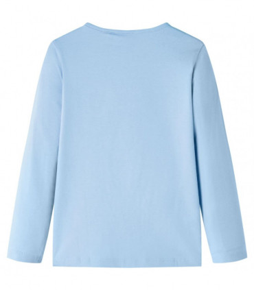 Kids' T-shirt with Long Sleeves Light Blue 104