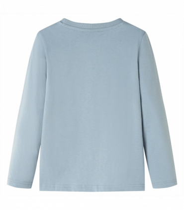 Kids' T-shirt with Long Sleeves Light Blue 104