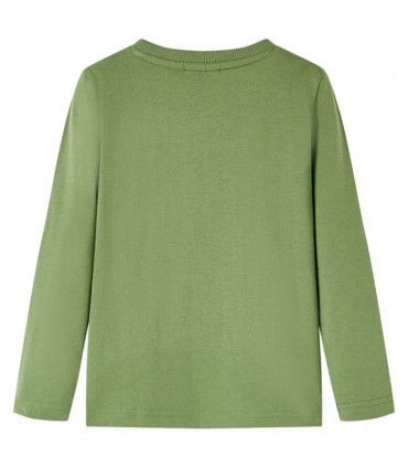 Kids' T-shirt with Long Sleeves Light Khaki 116