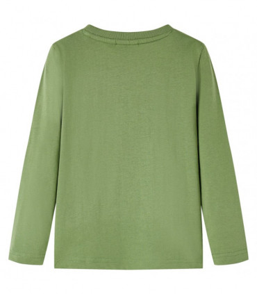 Kids' T-shirt with Long Sleeves Light Khaki 140