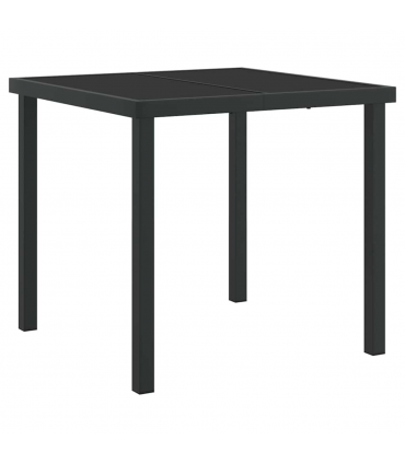 vidaXL Garden Dining Set Height-Adjustable 3 pcs Grey Poly rattan