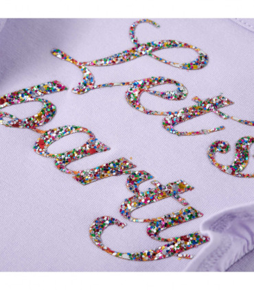 Kids' T-shirt with Long Sleeves Light Lilac 116