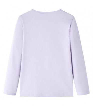 Kids' T-shirt with Long Sleeves Light Lilac 92
