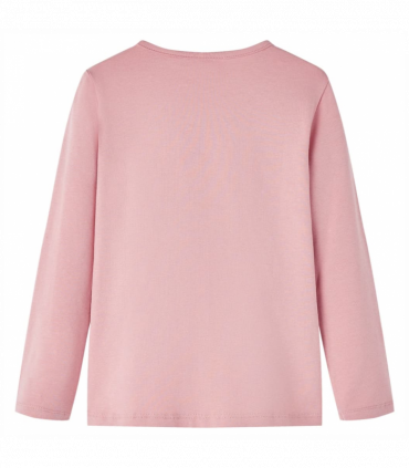 Kids' T-shirt with Long Sleeves Light Pink 116