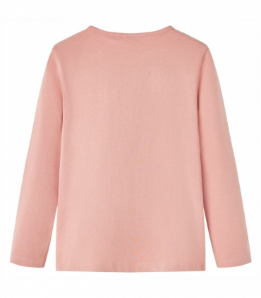 Kids' T-shirt with Long Sleeves Light Pink 116