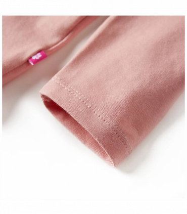 Kids' T-shirt with Long Sleeves Light Pink 116