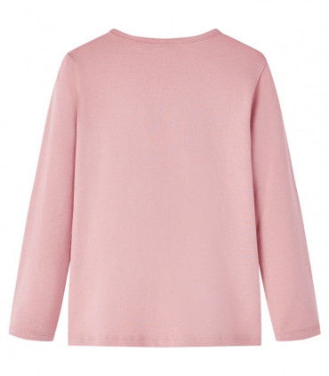 Kids' T-shirt with Long Sleeves Light Pink 128