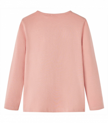 Kids' T-shirt with Long Sleeves Light Pink 128