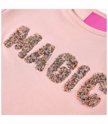 Kids' T-shirt with Long Sleeves Light Pink 128