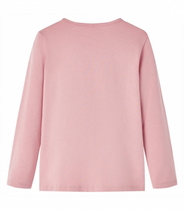 Kids' T-shirt with Long Sleeves Light Pink 140