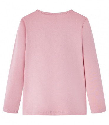 Kids' T-shirt with Long Sleeves Light Pink 140