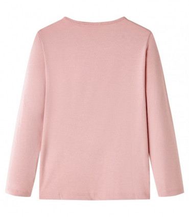 Kids' T-shirt with Long Sleeves Light Pink 140