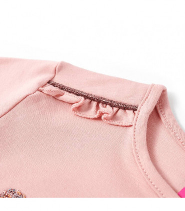 Kids' T-shirt with Long Sleeves Light Pink 140
