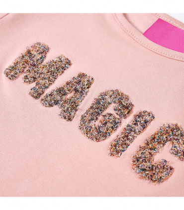 Kids' T-shirt with Long Sleeves Light Pink 140