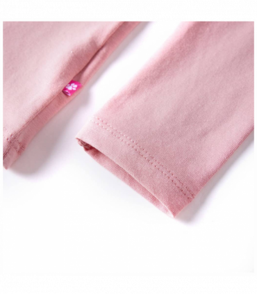 Kids' T-shirt with Long Sleeves Light Pink 92