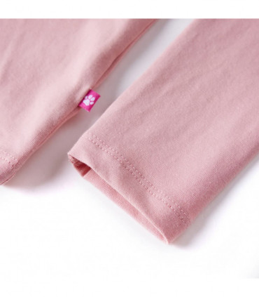 Kids' T-shirt with Long Sleeves Light Pink 92