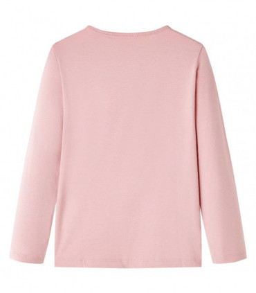 Kids' T-shirt with Long Sleeves Light Pink 92