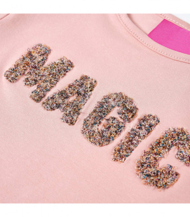 Kids' T-shirt with Long Sleeves Light Pink 92