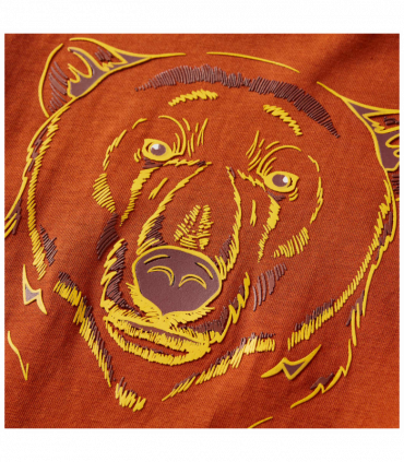 Kids' T-shirt with Long Sleeves Light Rust 104