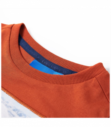 Kids' T-shirt with Long Sleeves Light Rust 140