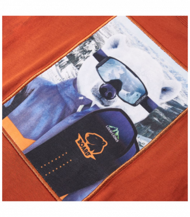 Kids' T-shirt with Long Sleeves Light Rust 92