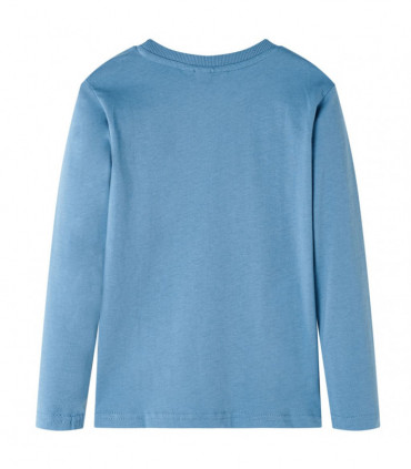 Kids' T-shirt with Long Sleeves Medium Blue 116