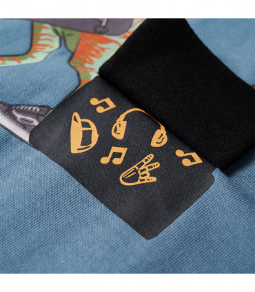 Kids' T-shirt with Long Sleeves Medium Blue 116