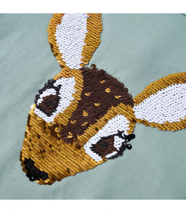 Kids' T-shirt with Long Sleeves Medium Mint 104