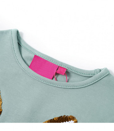 Kids' T-shirt with Long Sleeves Medium Mint 92