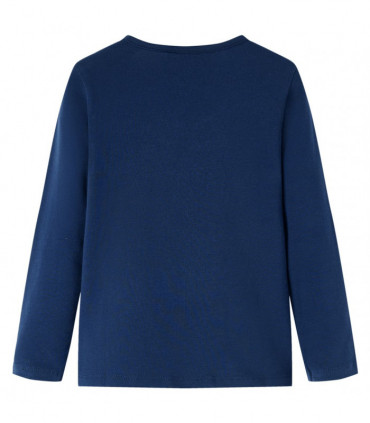 Kids' T-shirt with Long Sleeves Navy 104
