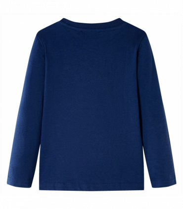 Kids' T-shirt with Long Sleeves Navy 116