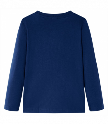 Kids' T-shirt with Long Sleeves Navy 116