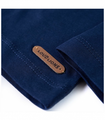 Kids' T-shirt with Long Sleeves Navy 116