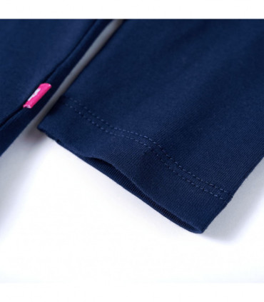 Kids' T-shirt with Long Sleeves Navy 128