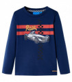 Kids' T-shirt with Long Sleeves Navy 128